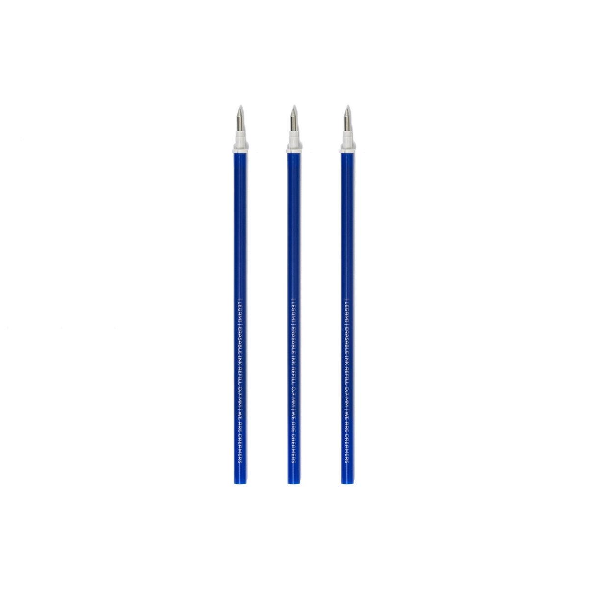 Refil per penna cancellabile pz 3 blu