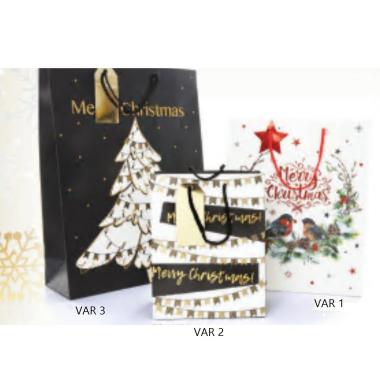 Busta regalo merry christmas 18x23x10