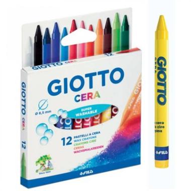 Colori a cera giotto da 12pz