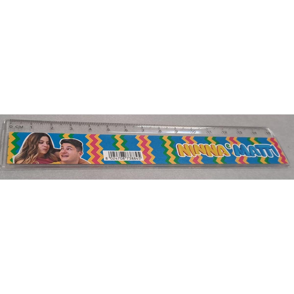 Righello ninna e matti 15 cm