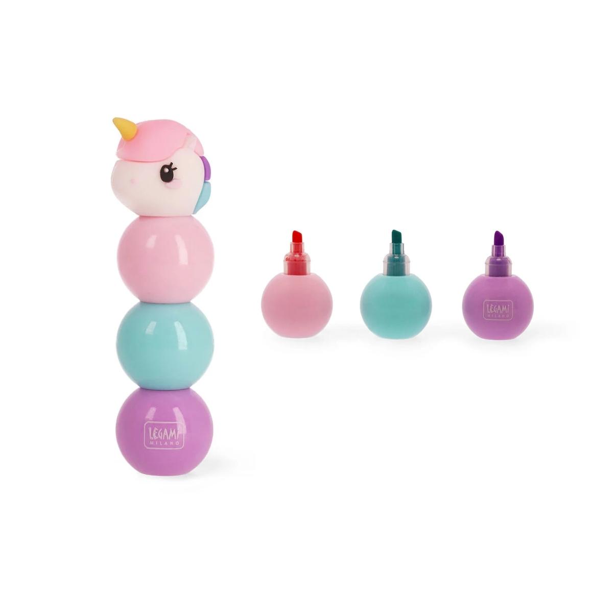Evidenziatore unicorno 3 in 1