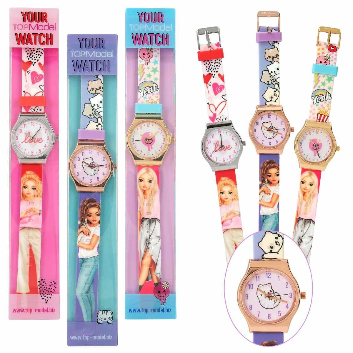 Orologio da polso top model in silicone con cassa in metallo