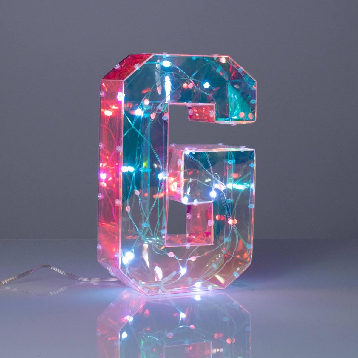 Lettera  alfabeto luminosa
