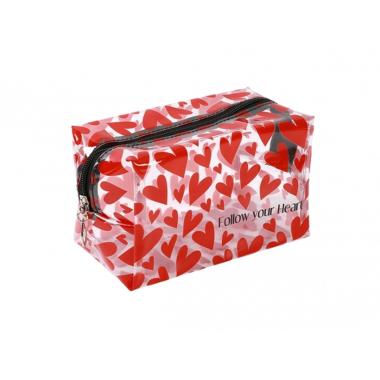 Trousse in pvc follow your heart