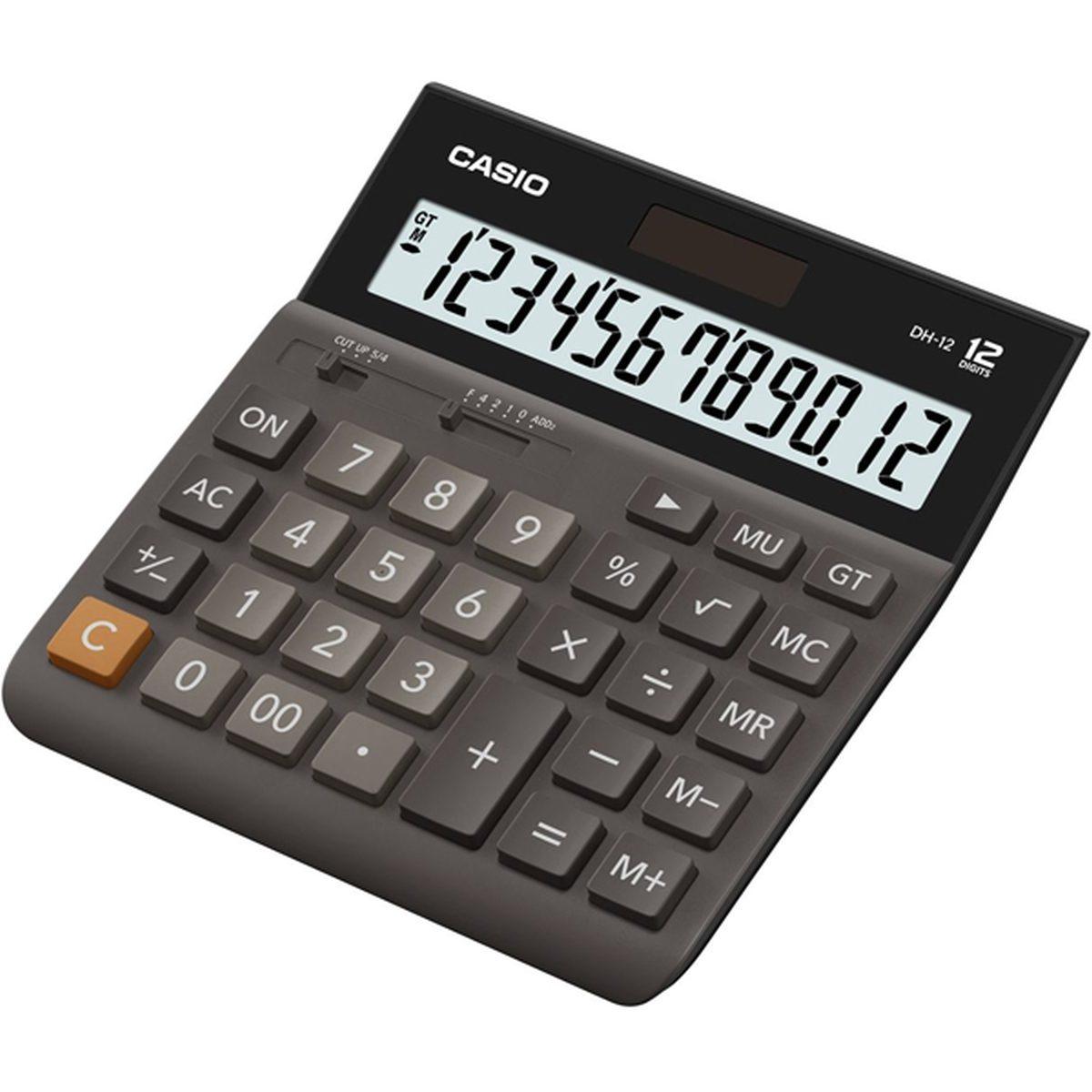 Casio - dh-12-bk calcolatrice 12 cifre c/radice quadrata