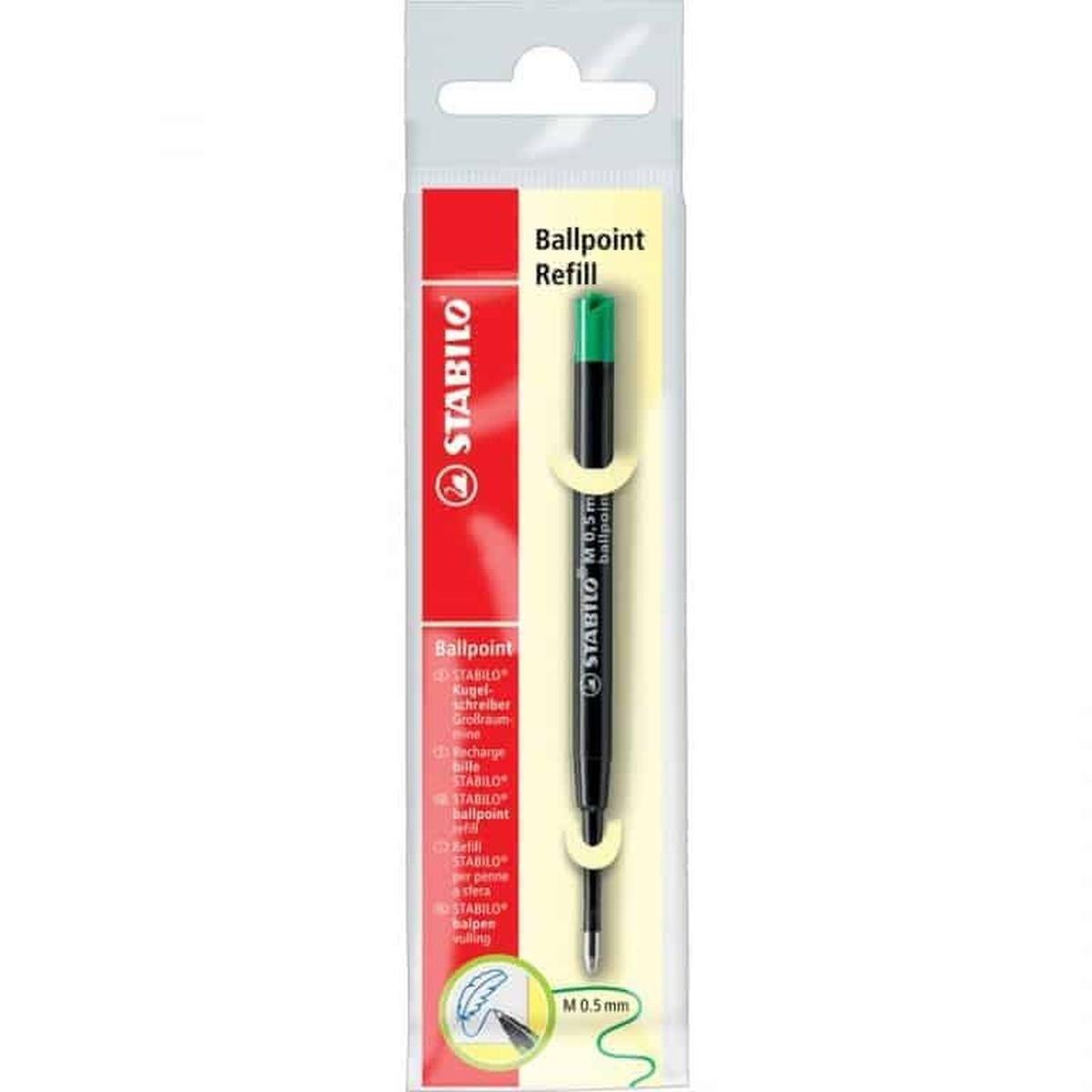 Refil verde per penna stabilo