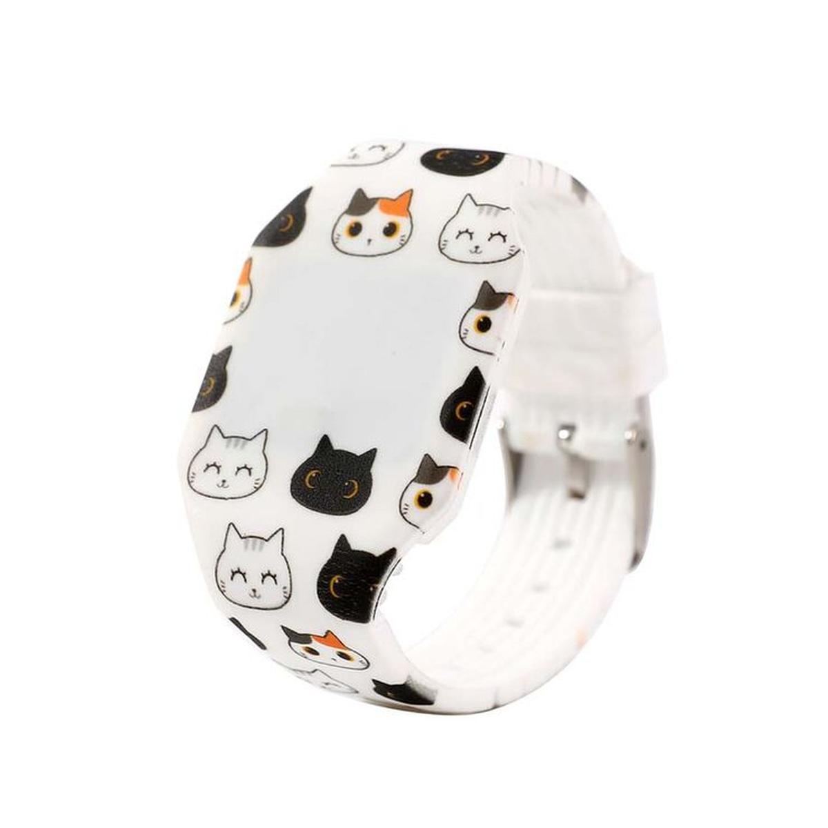 Orologio touch watch peace love and cat