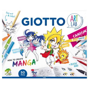 Gioco creativo giotto art lab how to create manga fila