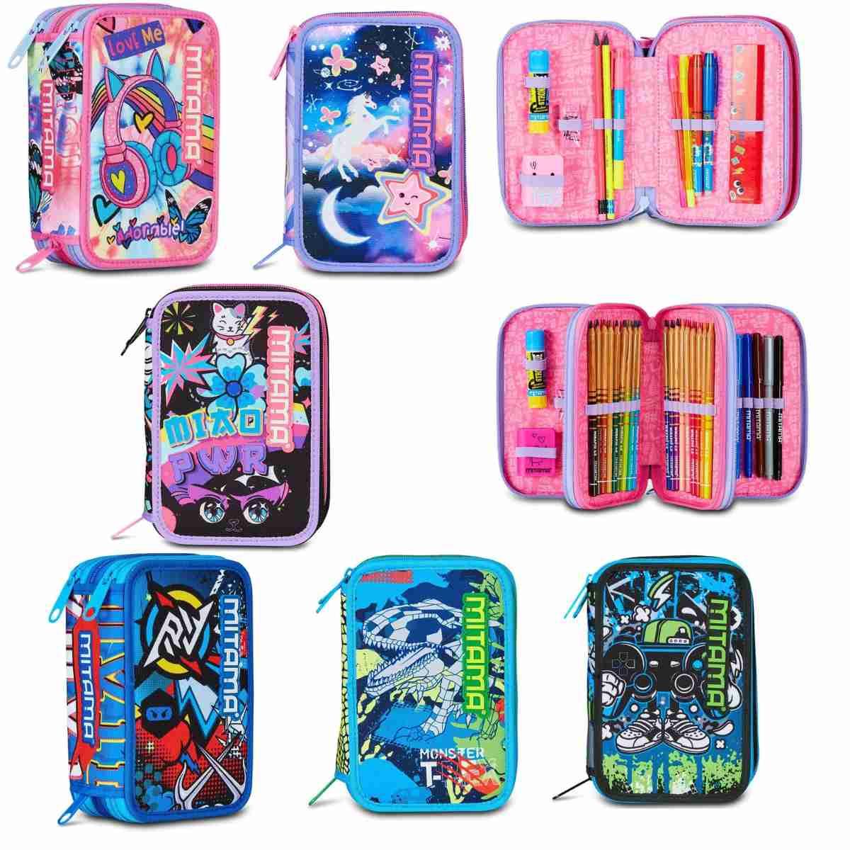 ASTUCCIO 3 ZIP MITAMA TRIPLO <br />