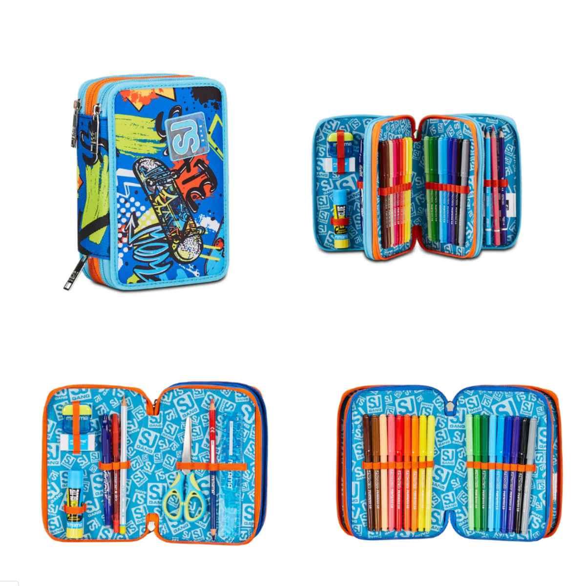 Astuccio 3 zip sj gang trickyled boy