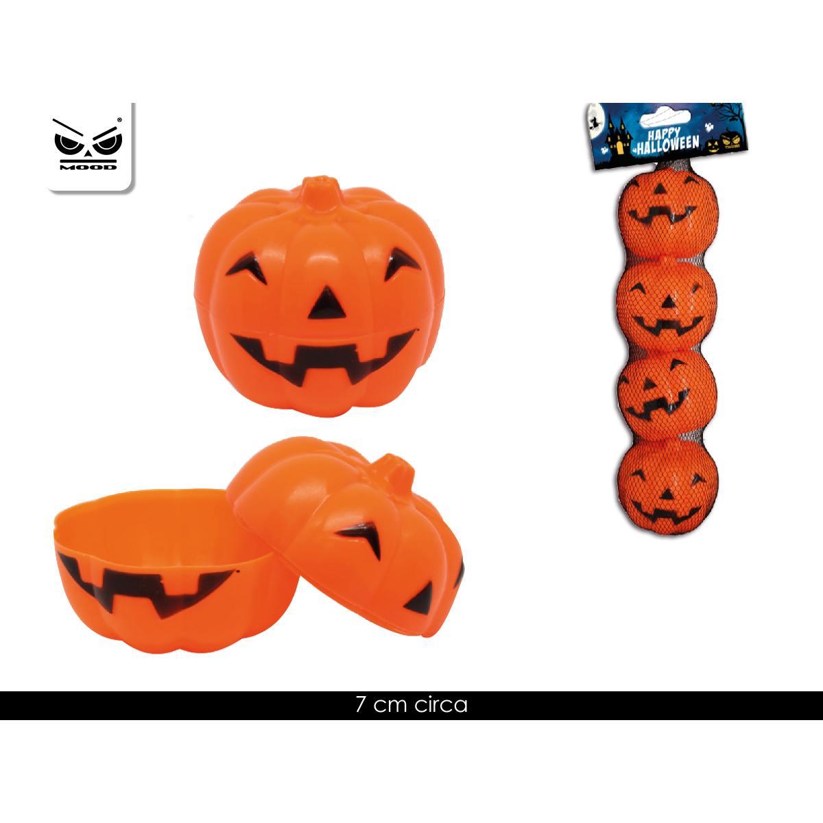 CONTENITORI MINI ZUCCHE SET 4 PZ<br />