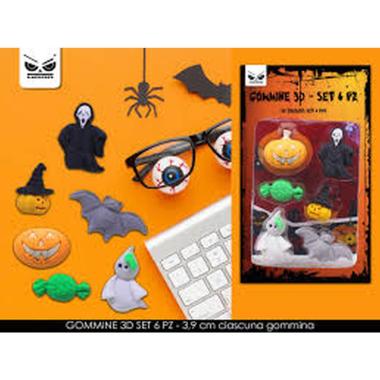 GOMMINE 3D SET 6 PZ HALLOWEEN