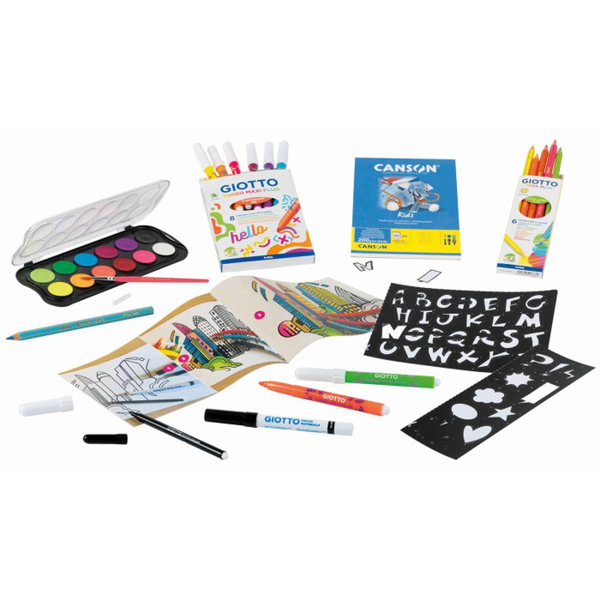 Gioco creativo giotto art lab fluo mania fila
