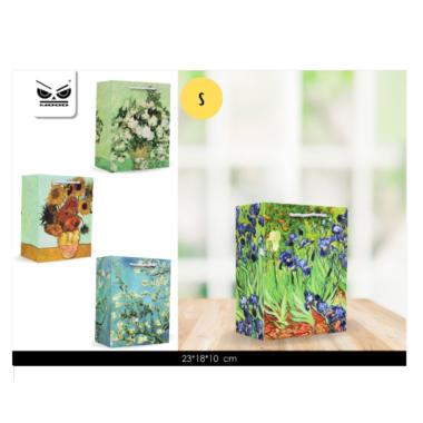 SACCHETTO QUADRO FLOWERS MIS. S