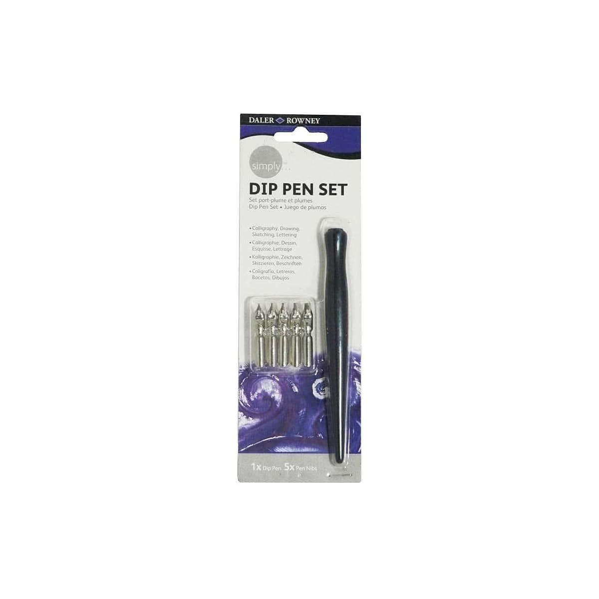 Set di penne con pennino ad immersione