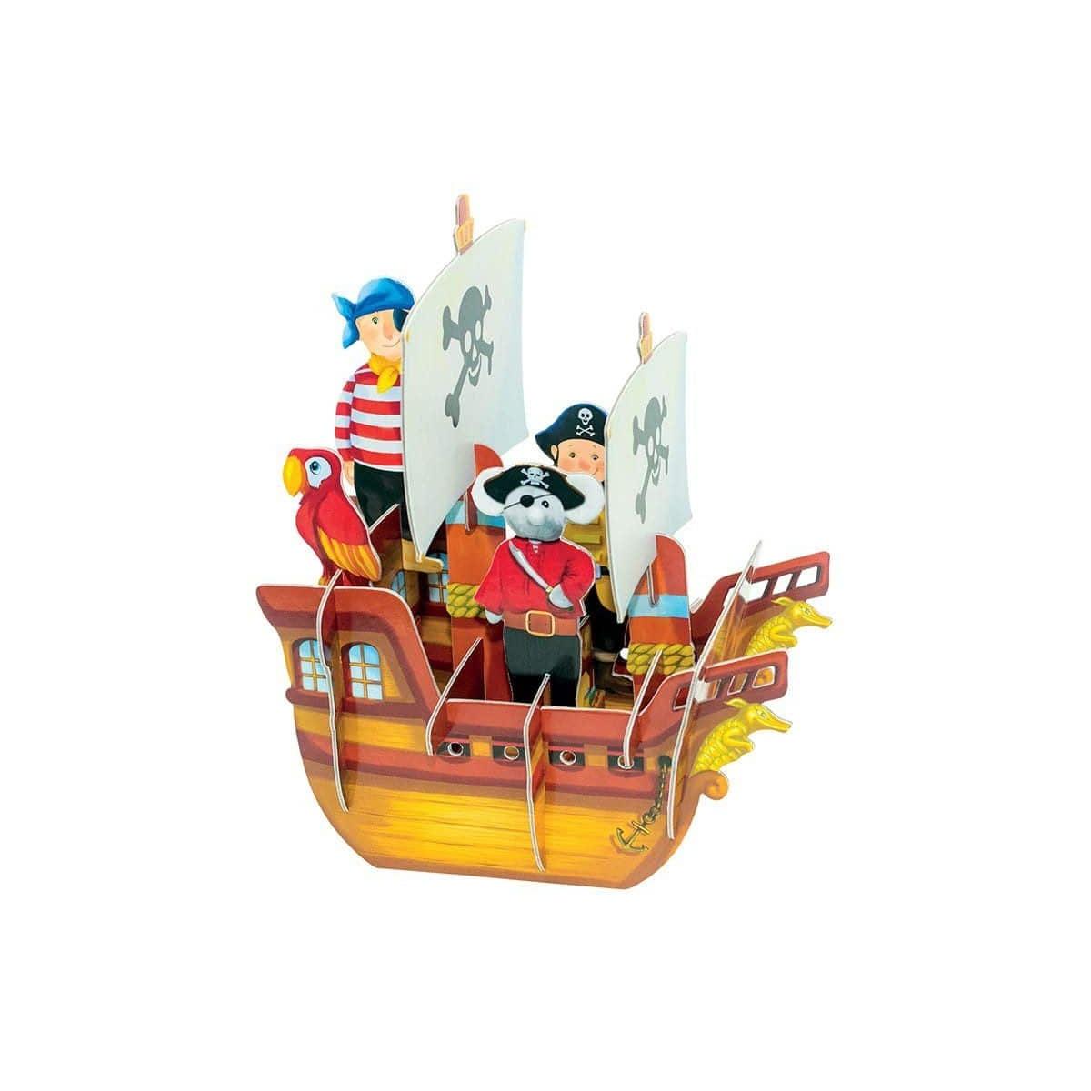 Pepe e i pirati libro puzzle 3d e memory