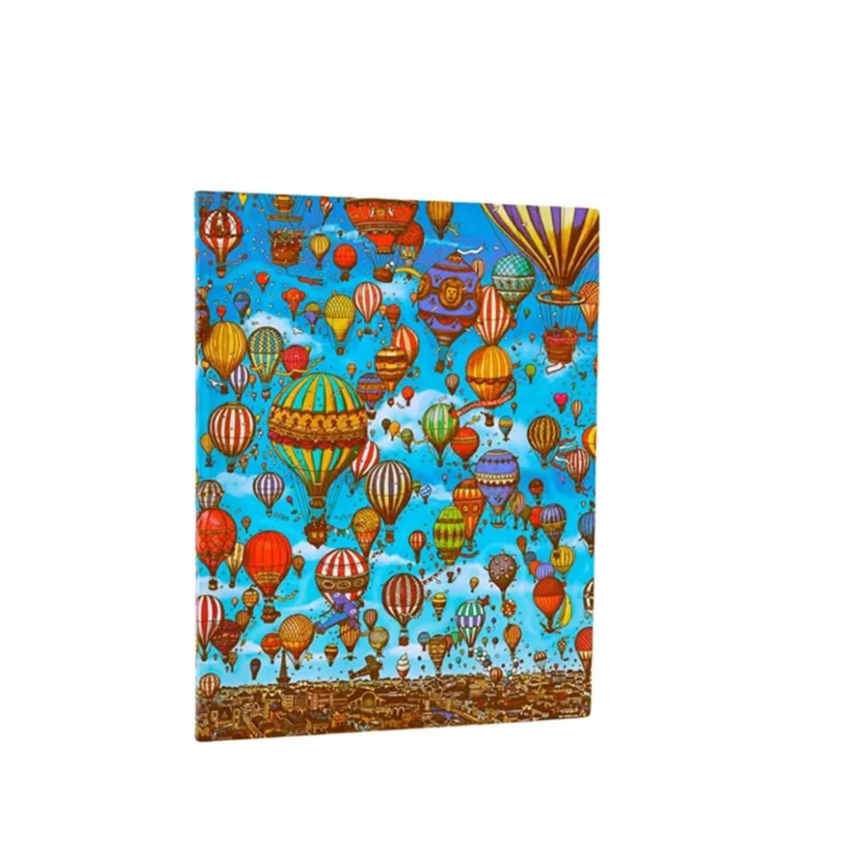 Taccuino a copertina morbida festival delle mongolfiere 17,5x22,5x12 cm