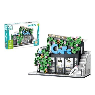Costruzioni coffee house caffetteria con luci 564 pezzi