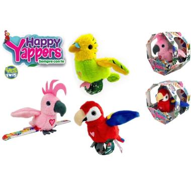 Happy cocorito pappagallo interattivo parlante e canterino peluche morbido