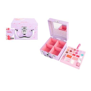 Create it make up beauty case valigetta lilla