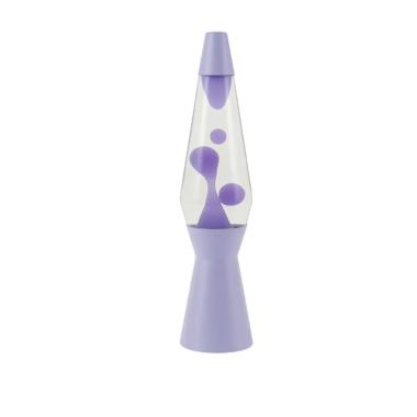 Lampada lava spaceship viola pastello