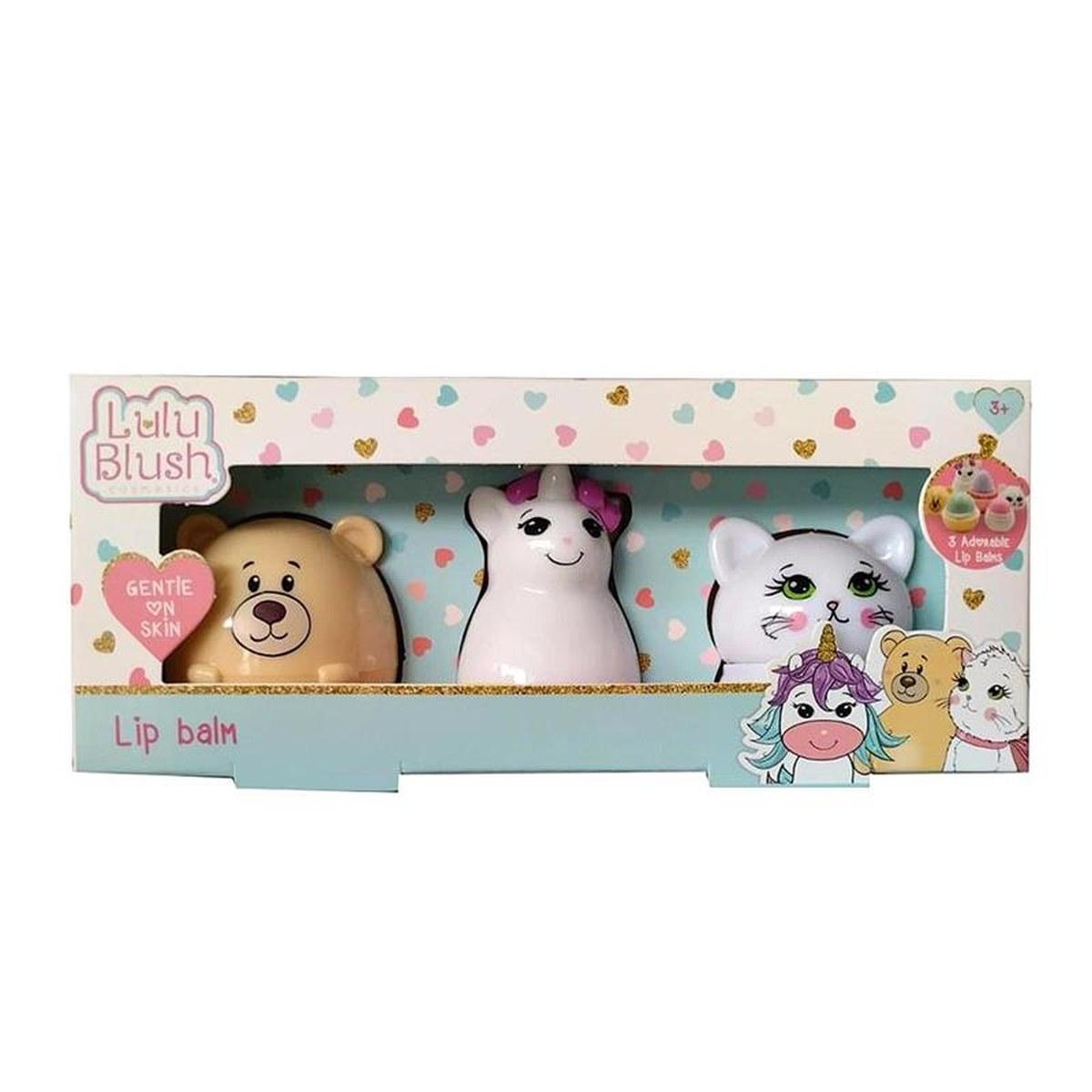Lulu blush lip balsamo gatto orsetto e unicorno