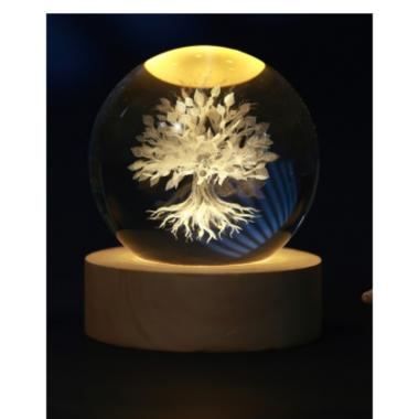 Lampada sfera piccola albero della vita