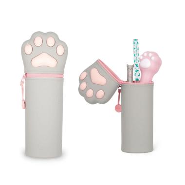 Kawaii 2in1 silicone pencil zampa di gatto