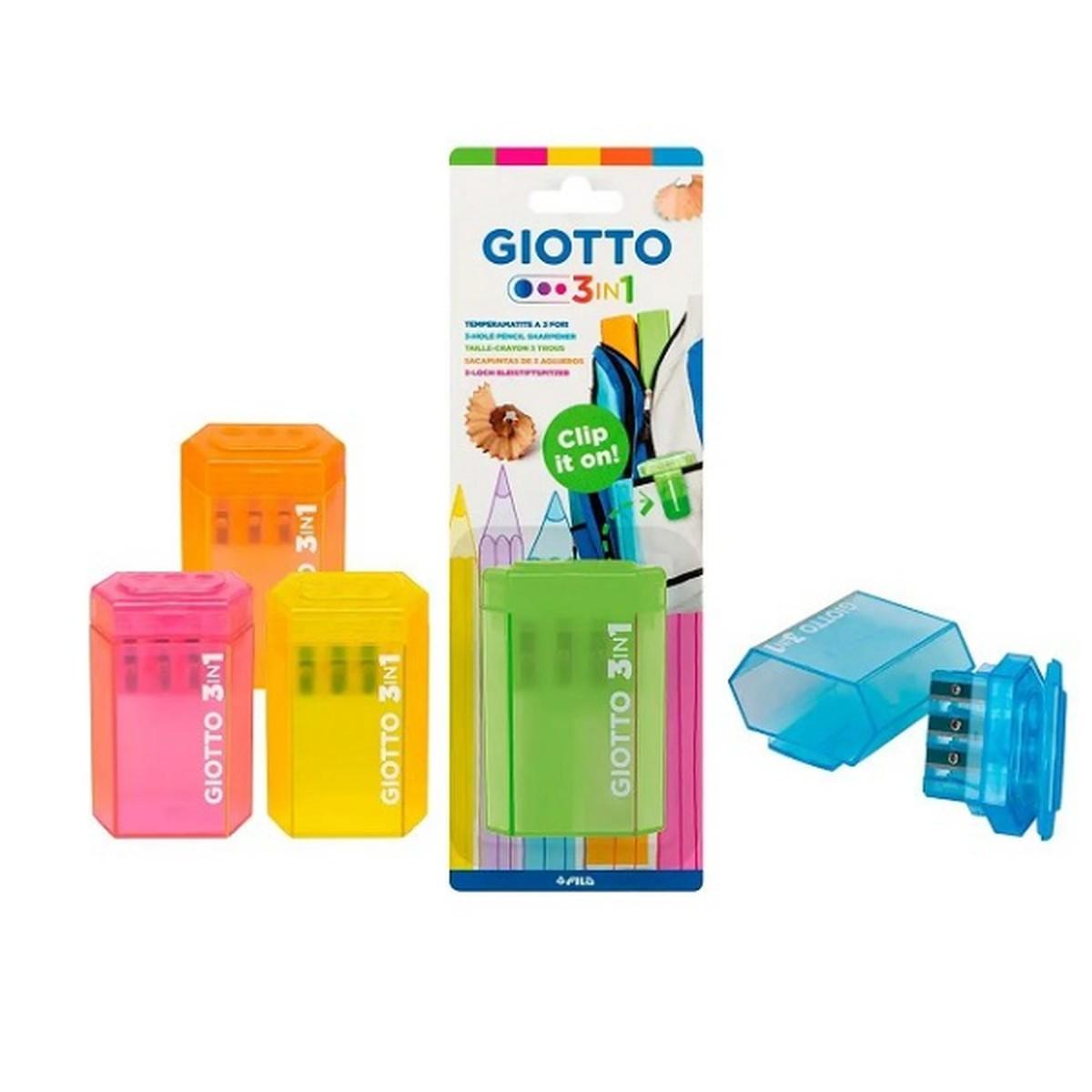 Temperamatite giotto 3 in 1 clip on