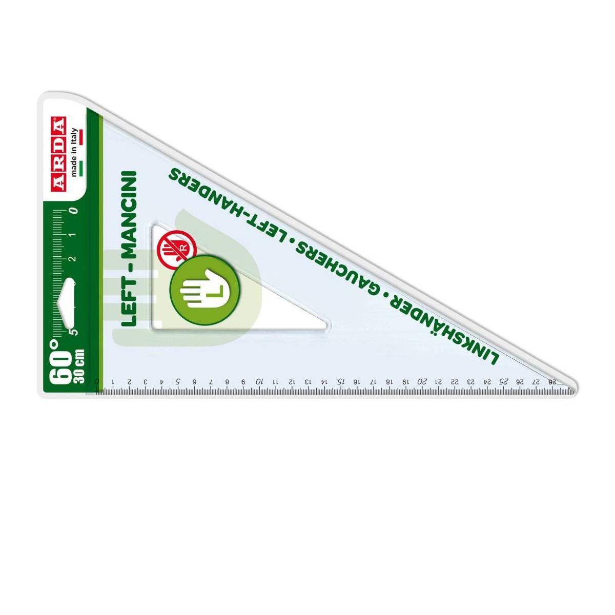 Squadra per mancini 60° 30 cm