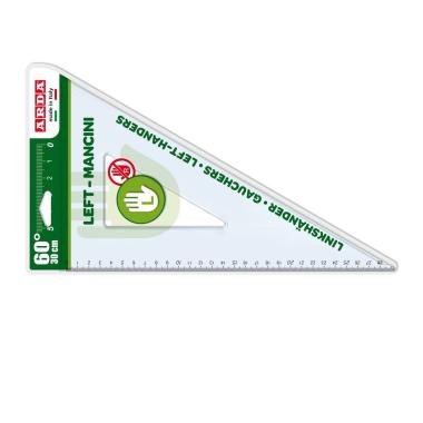 Squadra per mancini 60° 30 cm