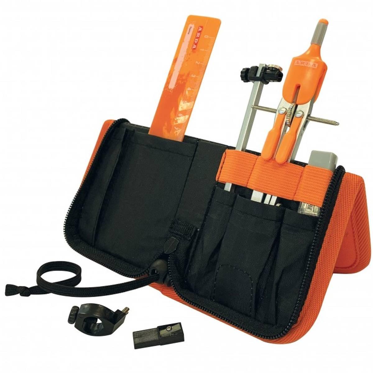Balaustrone a frizione con aste snodate in astuccio colorato arda
