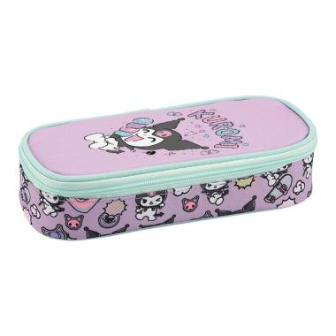 Borsellino ovale con zip kuromi