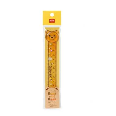 righello 15 cm teddy bear legami