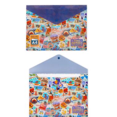 Cartelletta Portadocumenti - Fold & Order - Travel Stickers
