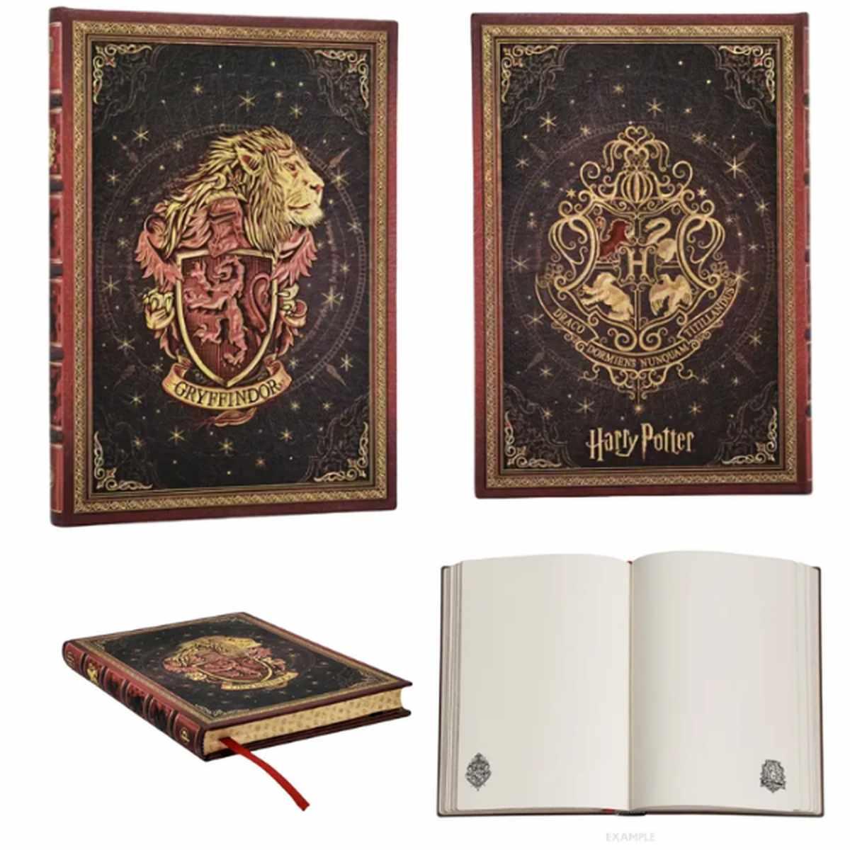 Taccuino midi a righeharry potter gryffindor