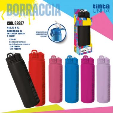 Borraccia Termica Tinta Unita 1 Litro