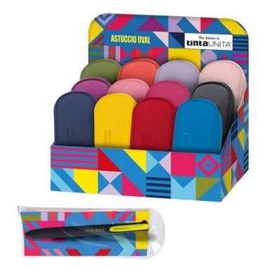 Borsellino ovale con penna 4 colori