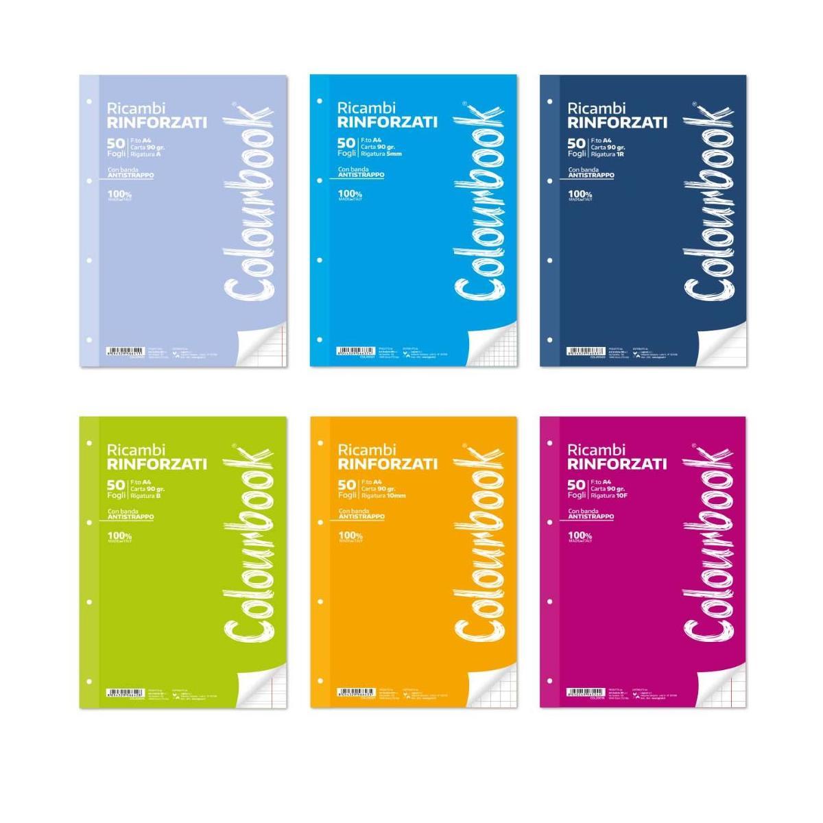 Ricambi rinforzati colourbook