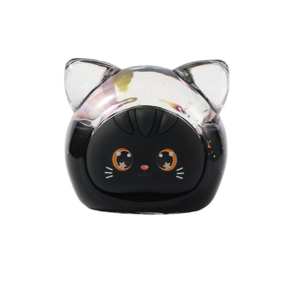 Bubblehead Fermacarte gatto nero