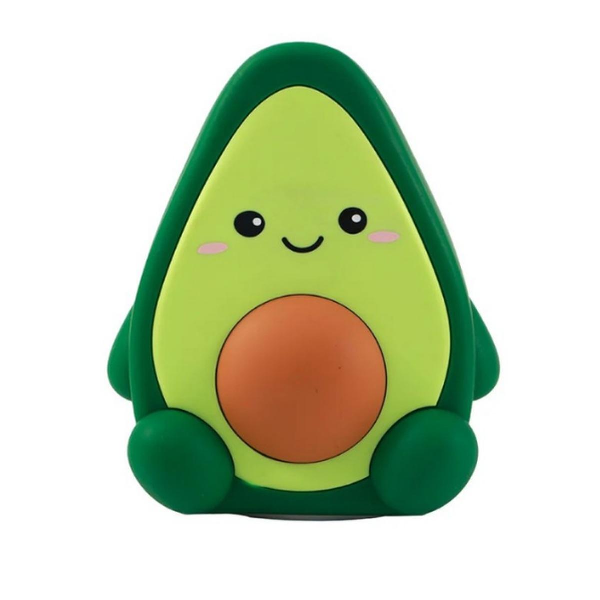 Luce notturna in silicone avocado