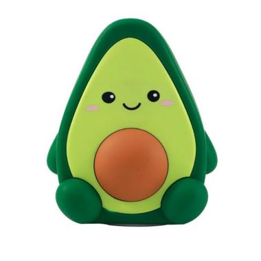 Luce notturna in silicone avocado