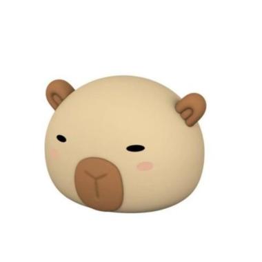Luce notturna in silicone capybara