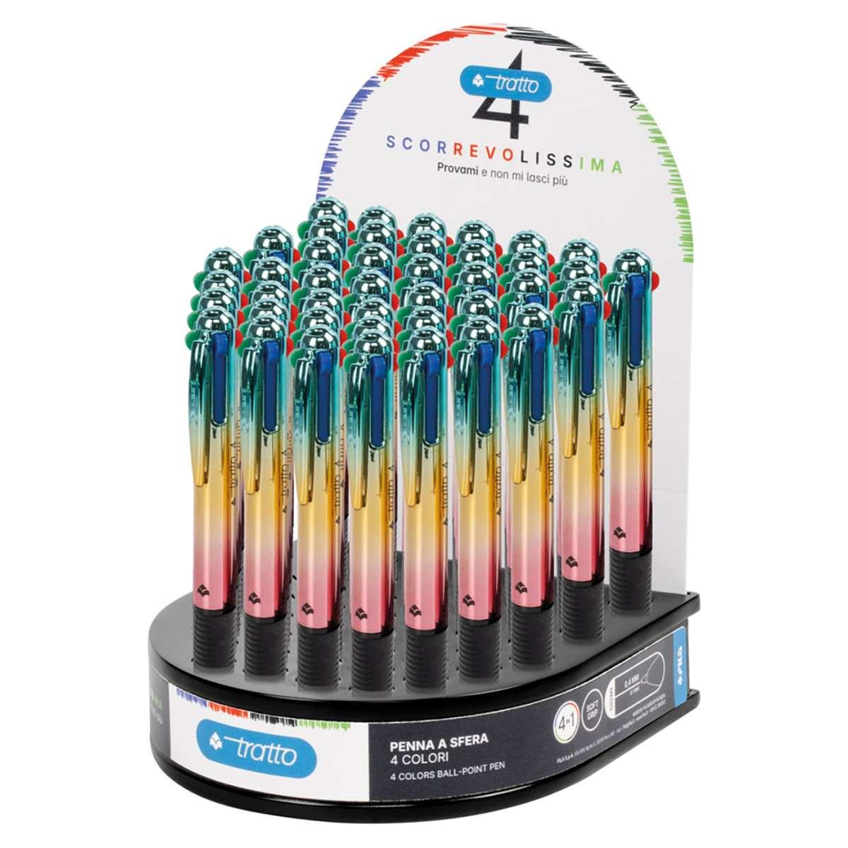 Tratto 4 Prisma Penna a Sfera 4 Colori