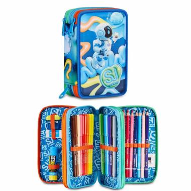 Astuccio 3 zip 3d sj gang space ride