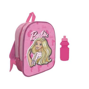 Zaino asilo 3d barbie con borraccia