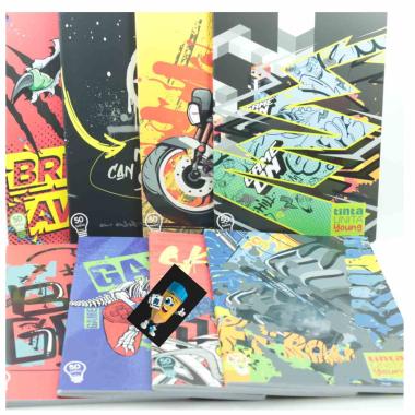 Maxi quaderno a4 tinta unita trendy boy