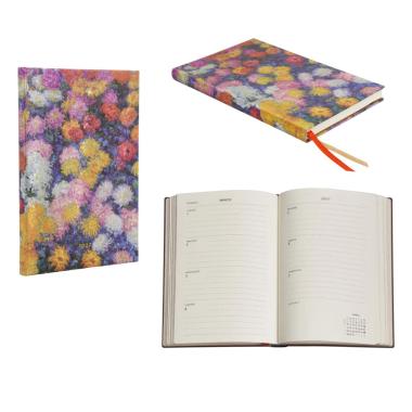 Agenda 2027 settimanale mni paperblanks  i crisantemi di monet