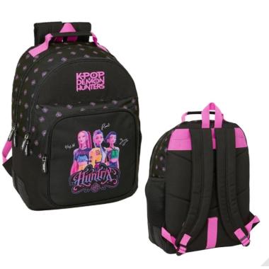 Zaino K-Pop Demon Hunters Huntrix Black 3 Zip