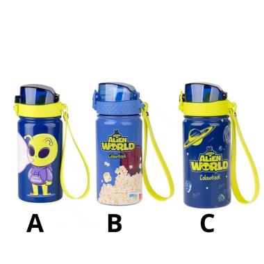 borraccia termica 400 ml Alien world colourbook